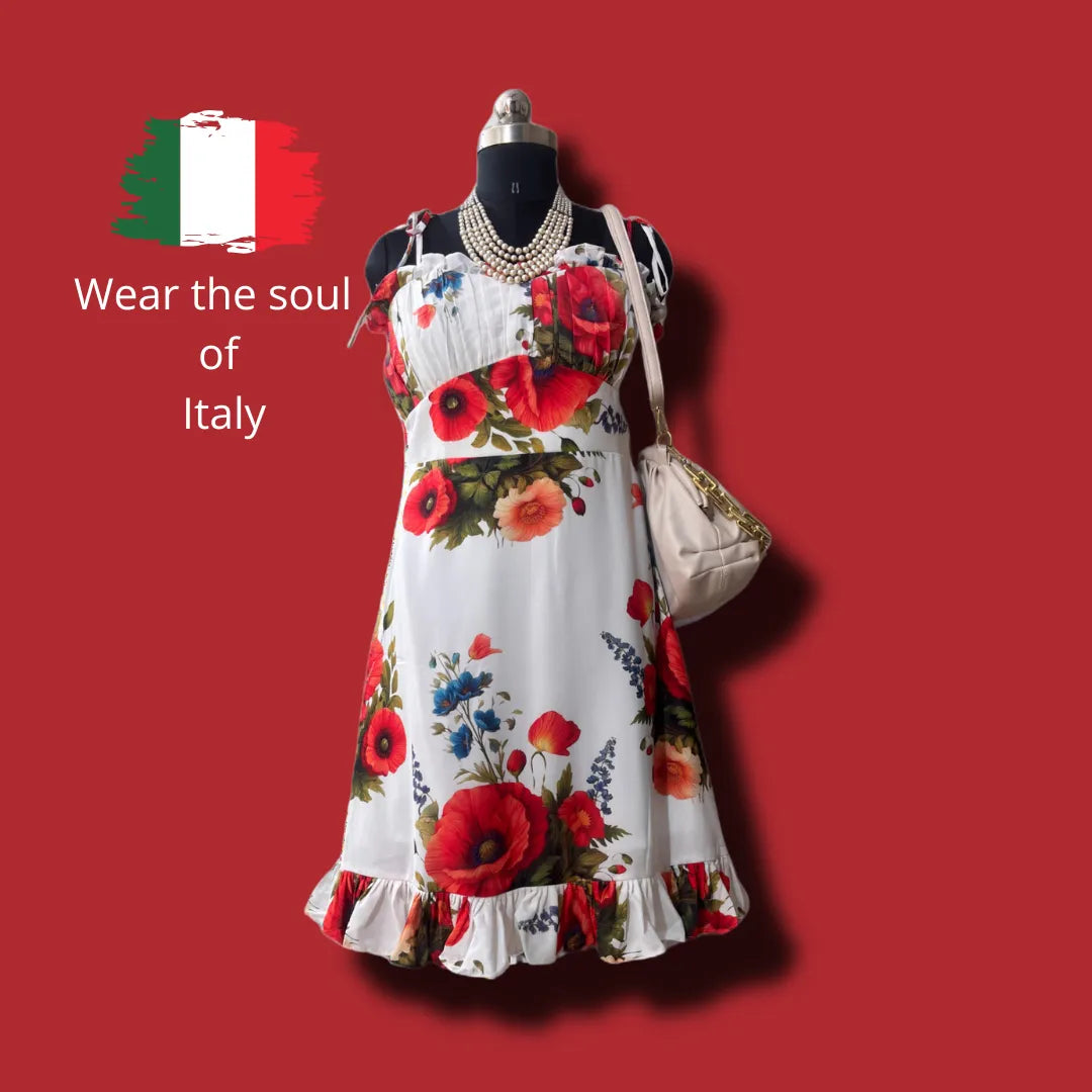 Fiorella Bella Italian Dress – Italian Blossom Charm