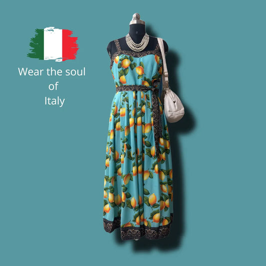 La Dolce Vita Citrus Italian Dress | Italian Summer Dress