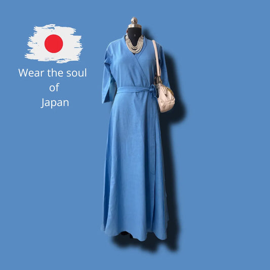 Aoi Hana Japanese Wrap Dress