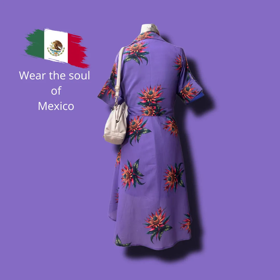 Fiesta Flor Mexican Dress – Floral Delight