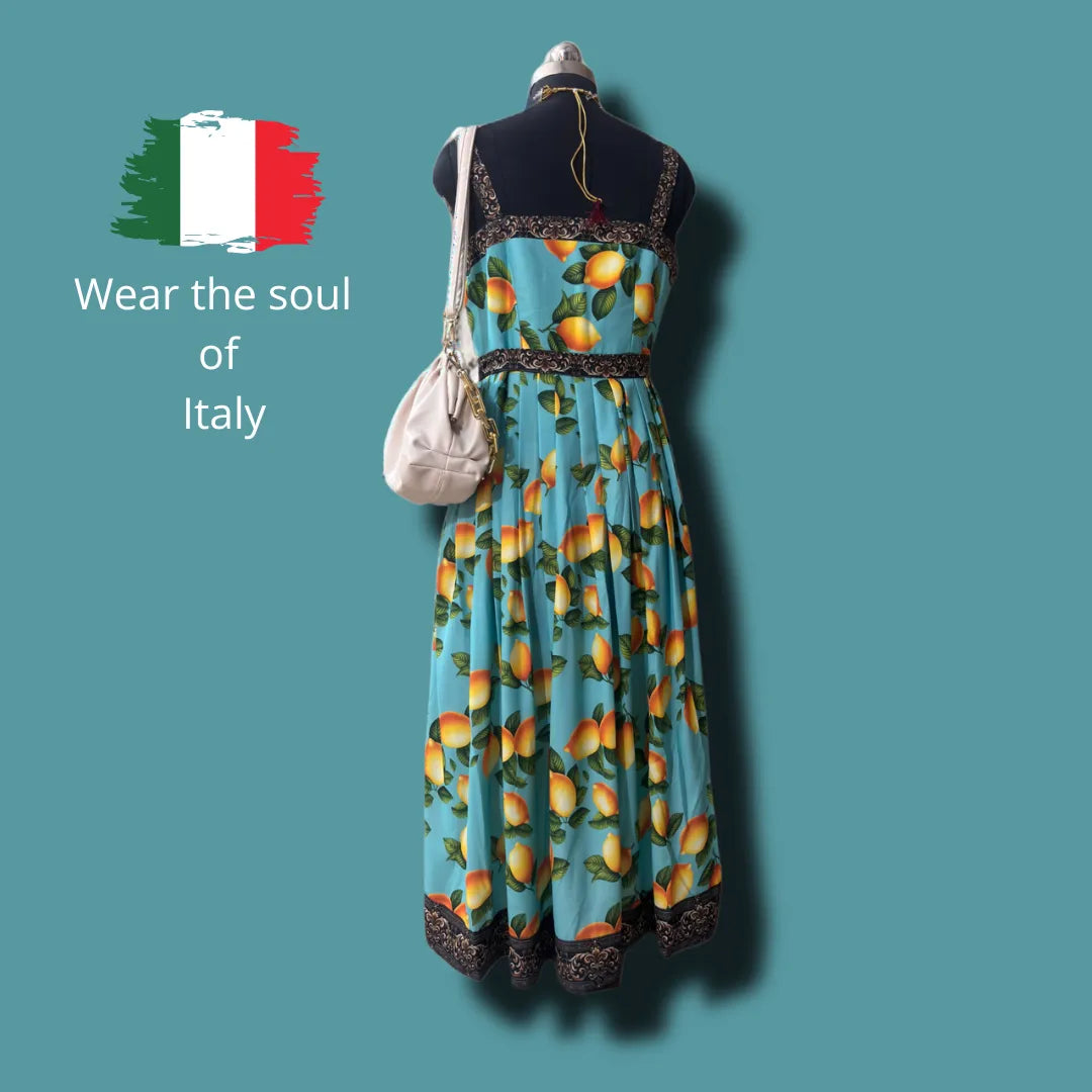 La Dolce Vita Citrus Italian Dress | Italian Summer Dress