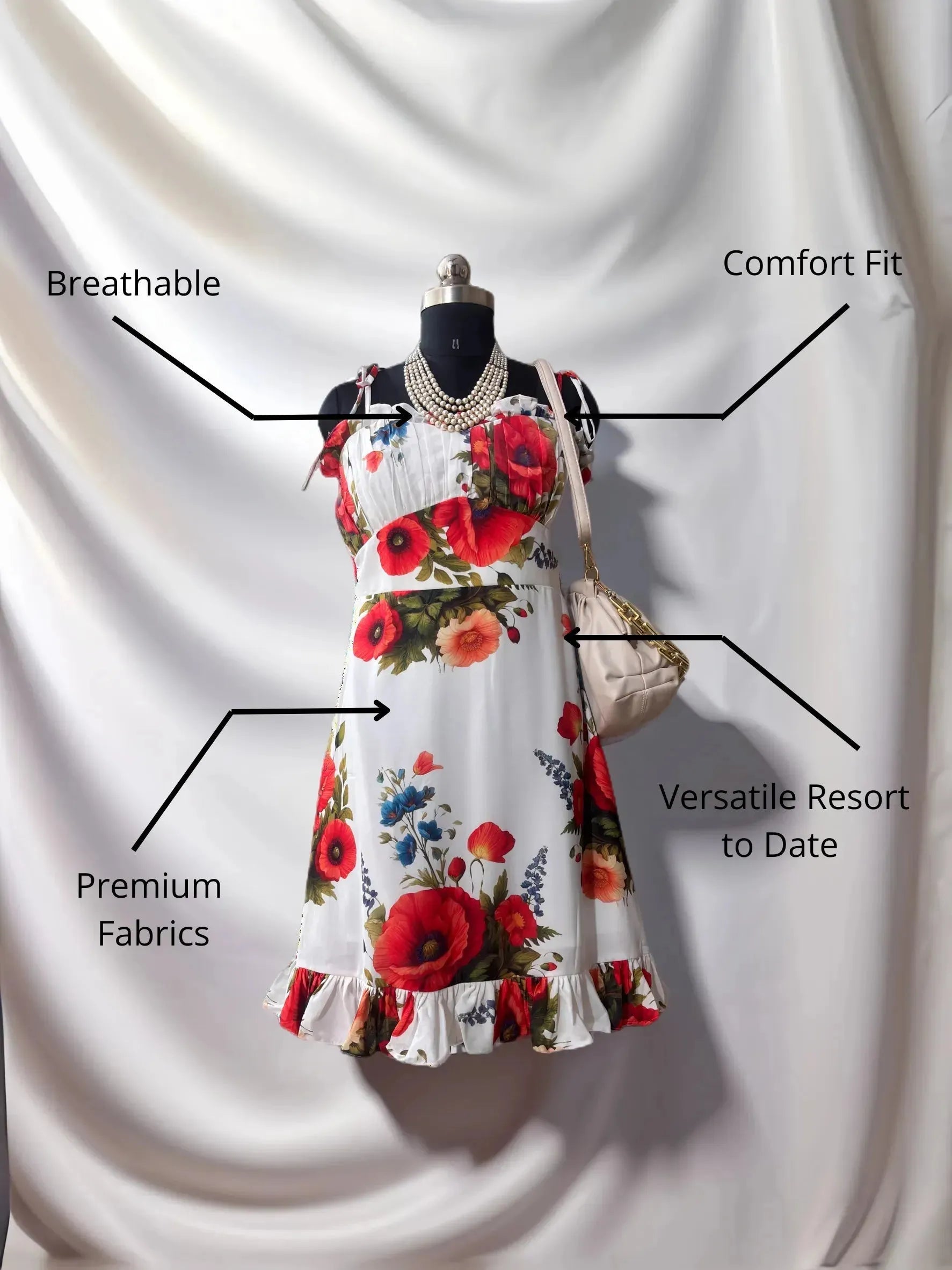 Fiorella Bella Italian Dress – Italian Blossom Charm - Soar N Style