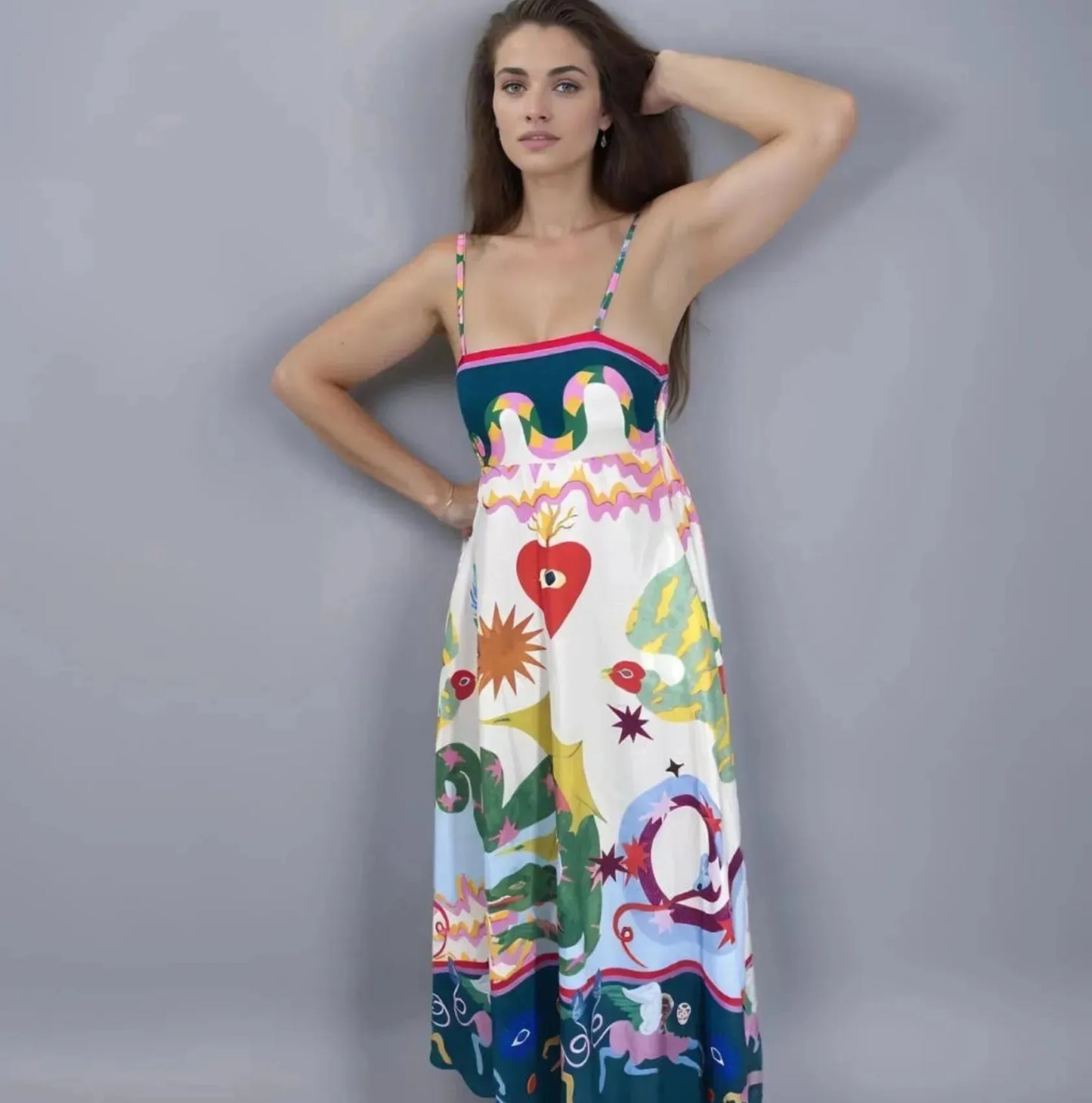 Sol Azteca Dress – Mexican Maxi Summer Vibes - Soar N Style